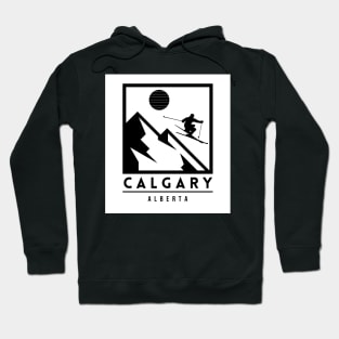 Calgary ski - Alberta Canada Hoodie